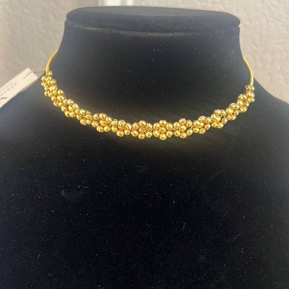 NWT Handcrafted Brass necklace.  Garland ADJUSTABLE NECKLACE - Picture 13 of 17